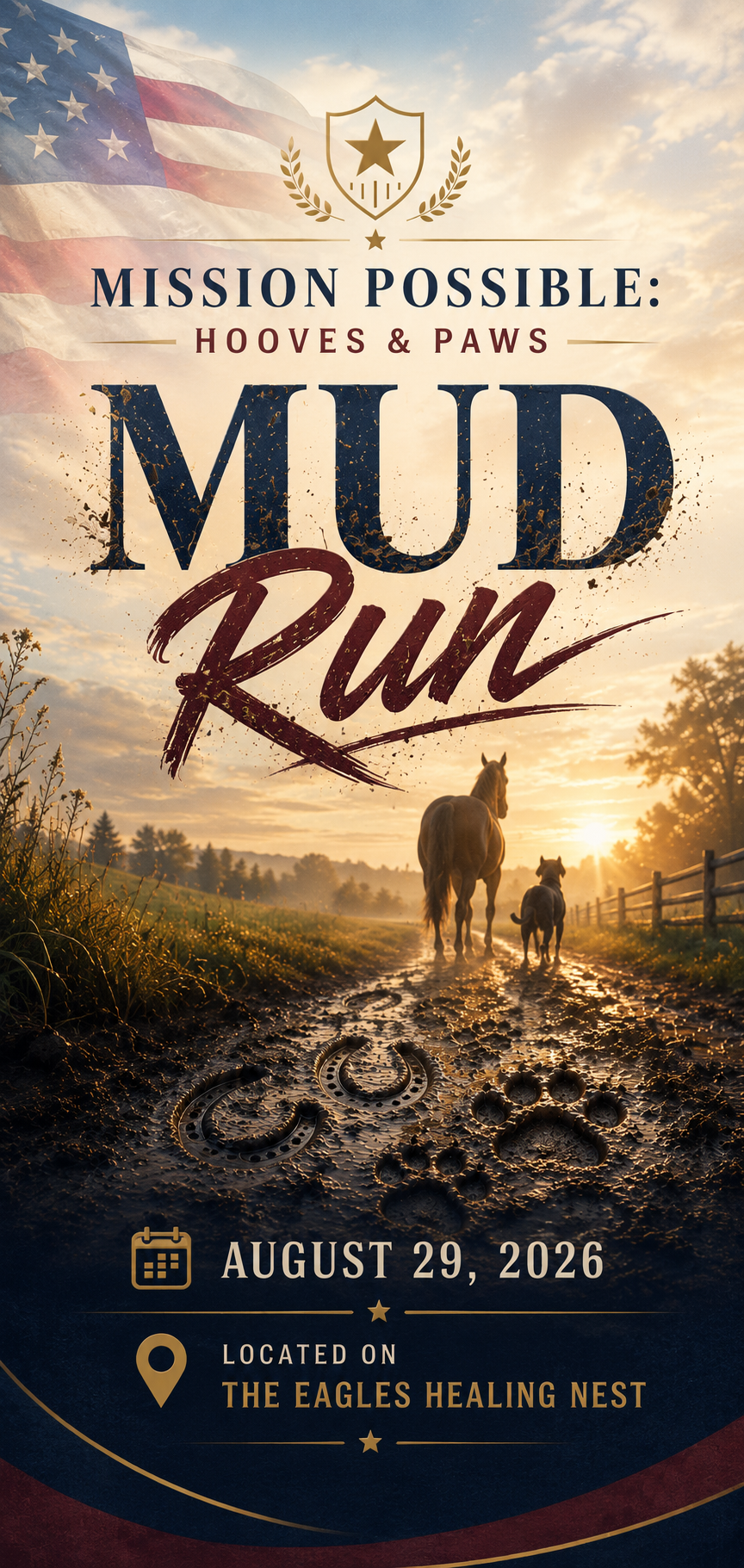 Mission Possible: Hooves & Paws Mud Run — August 29, 2026